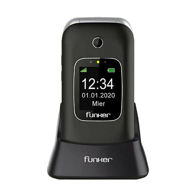 Téléphone portable pour personnes âgées Funker C250 Gris