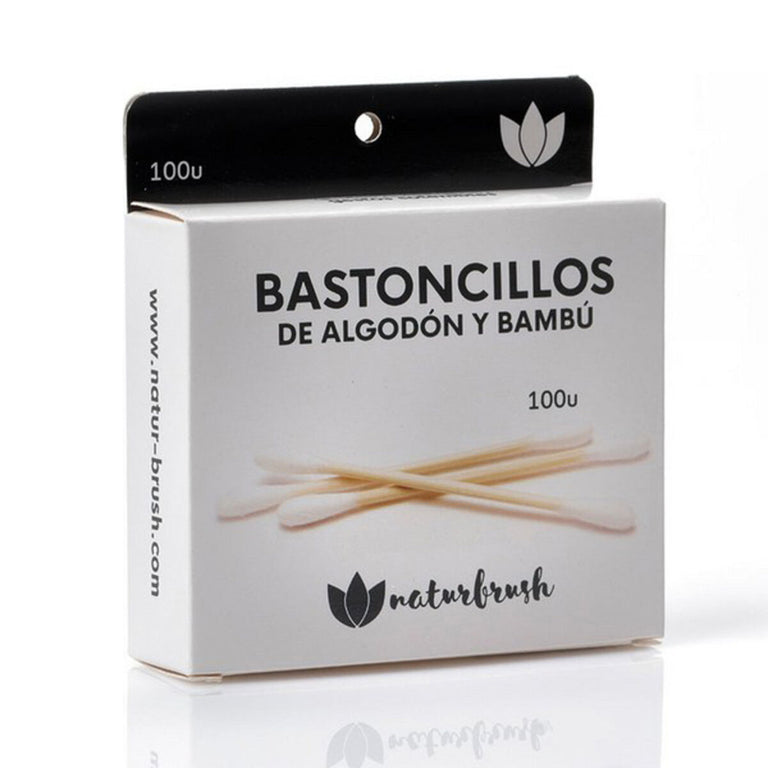 Cotons-Tiges Naturbrush Bastoncillos Organique 100 pcs