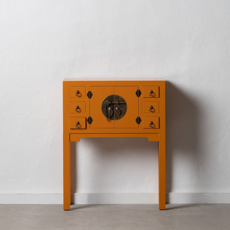 Meuble d'Entrée NEW ORIENTAL 63 x 26 x 80 cm Orange DMF