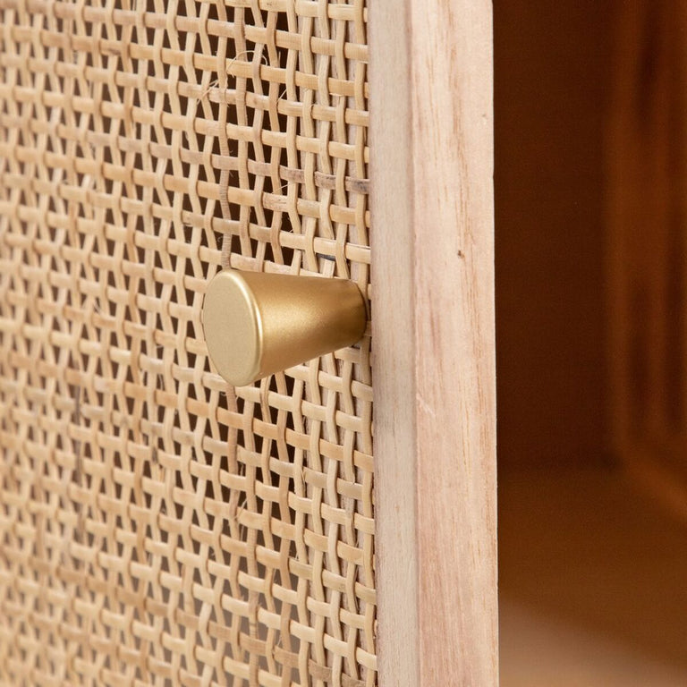 Meubles de télévision HONEY 120 x 40 x 50 cm Naturel Bois Rotin