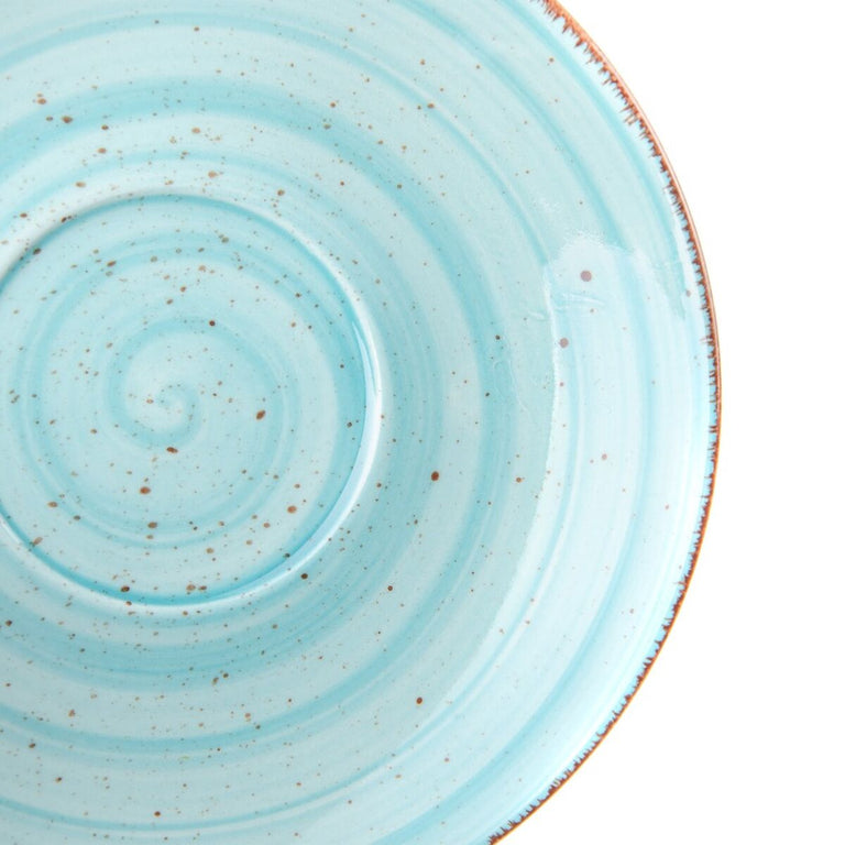 Lot de tasses avec soucoupes Grès 6 Pièces