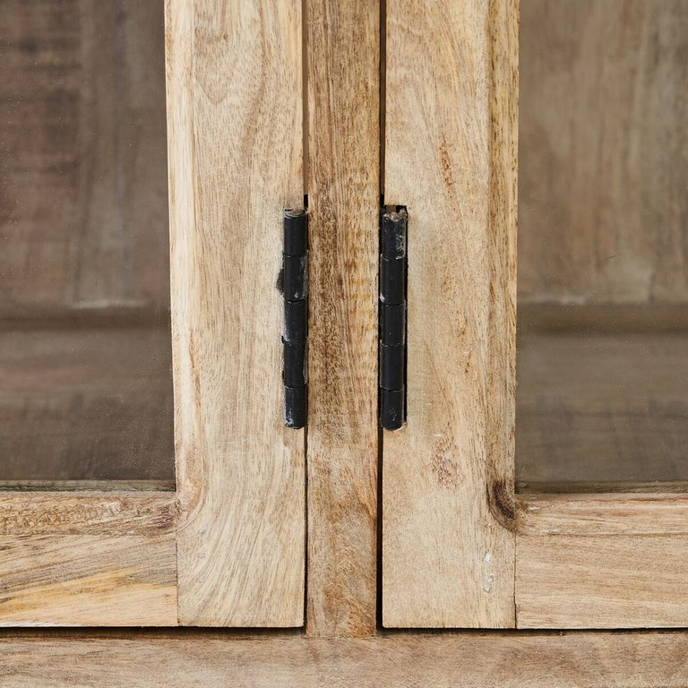 Meubles de télévision 160 x 35,5 x 52,5 cm Blanc Bois de manguier