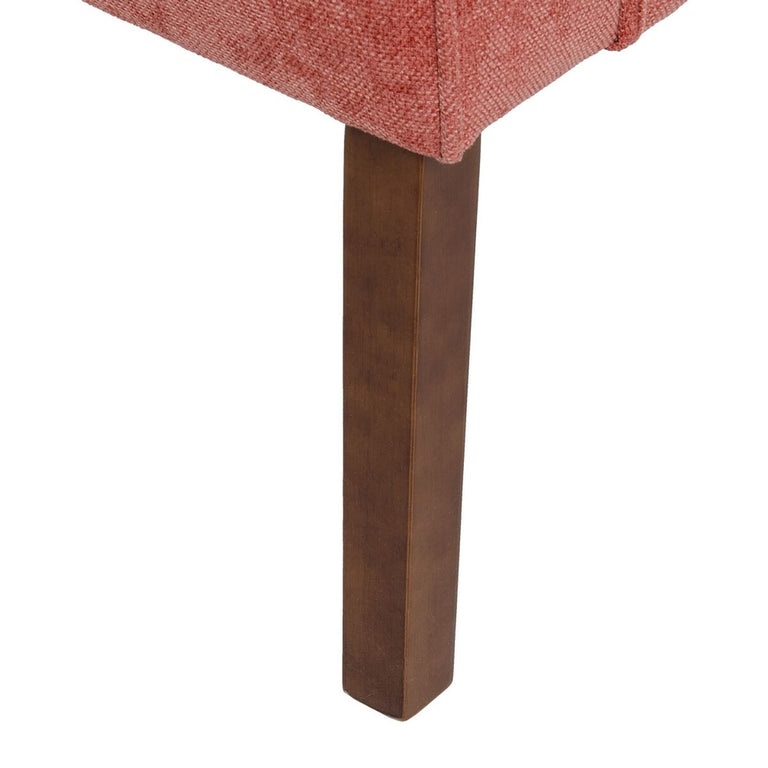 Fauteuil 77 x 64 x 88 cm Tissu Synthétique Bois Rouge foncé