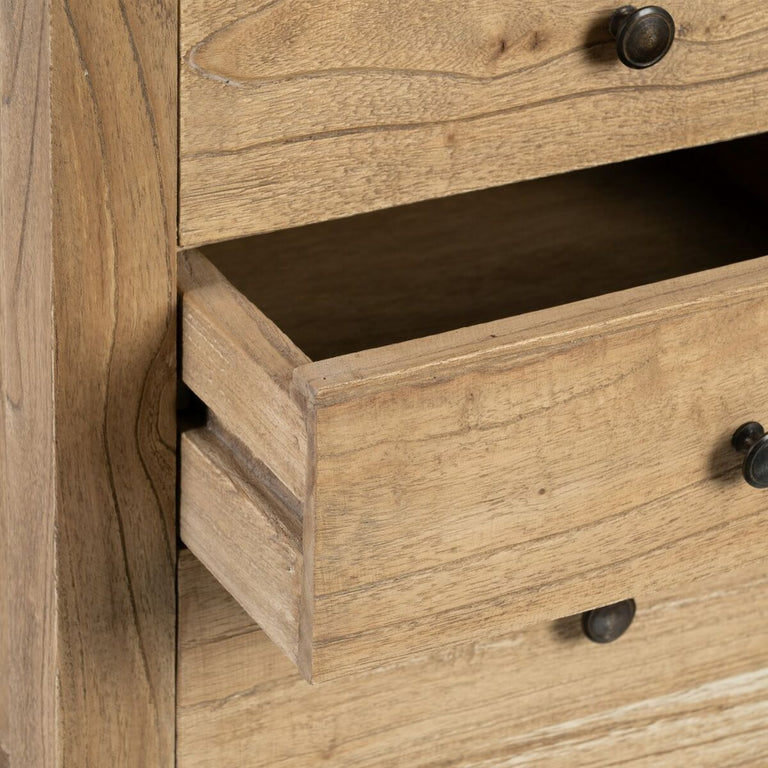 Table d'appoint MIRÓ 43 x 34 x 55 cm Naturel bois mindi