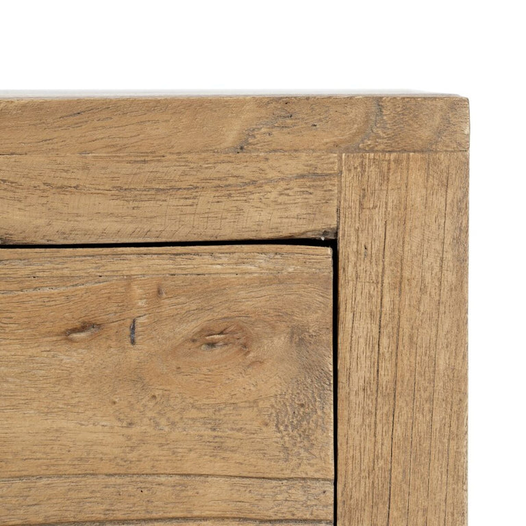 Table d'appoint MIRÓ 43 x 34 x 55 cm Naturel bois mindi