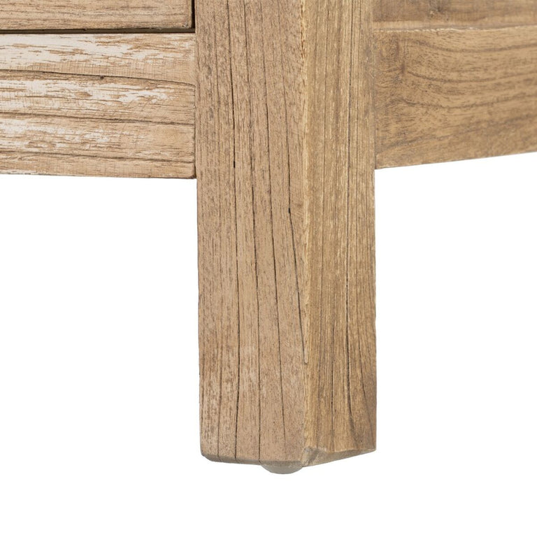 Table d'appoint MIRÓ 43 x 34 x 55 cm Naturel bois mindi