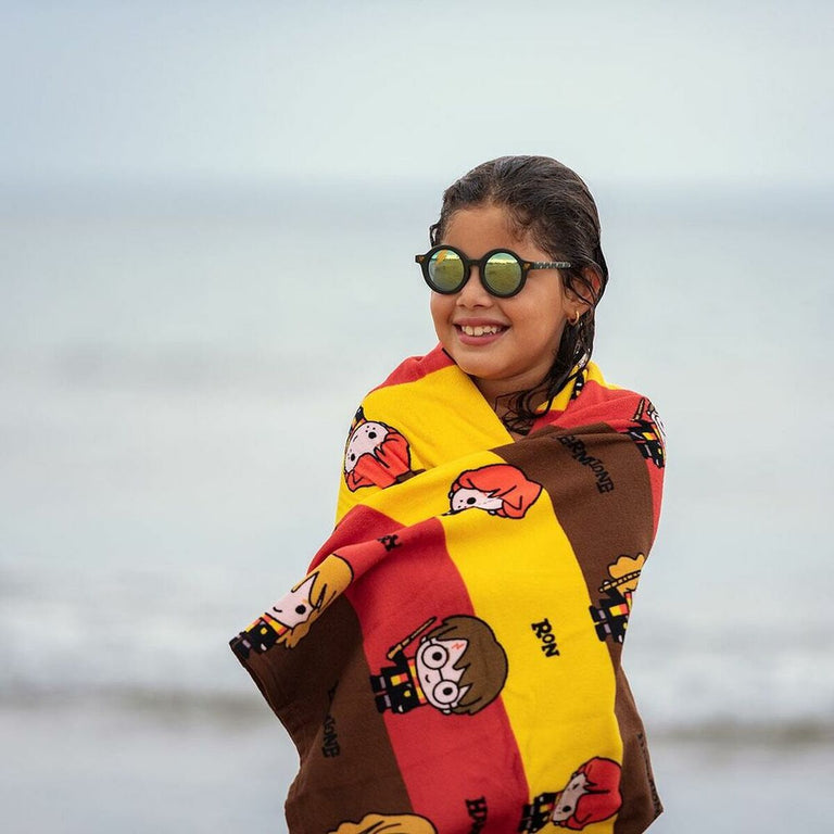 Serviette de plage Harry Potter Multicouleur (70 x 140 cm)