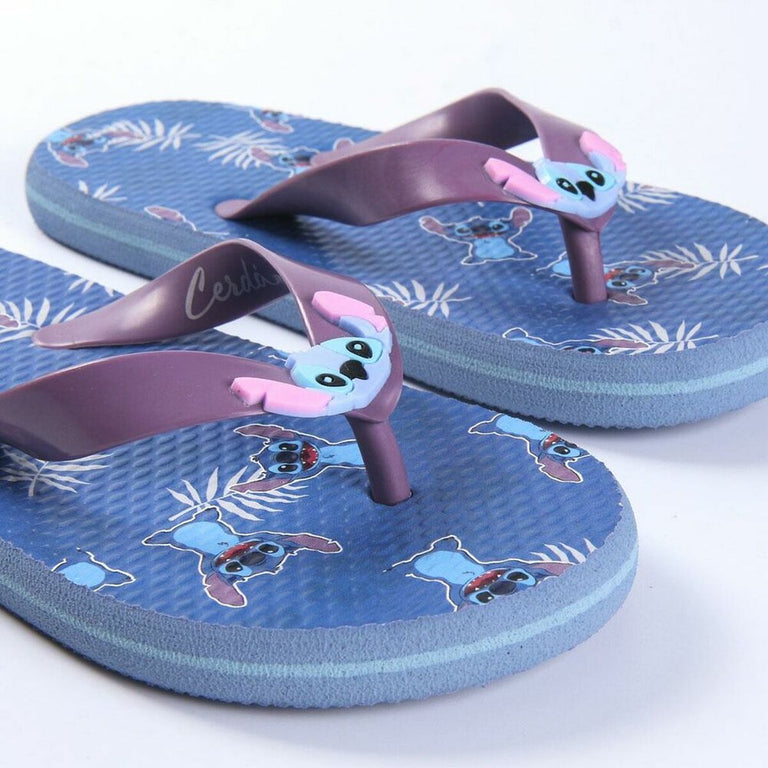 Tongs pour Enfants Stitch Bleu