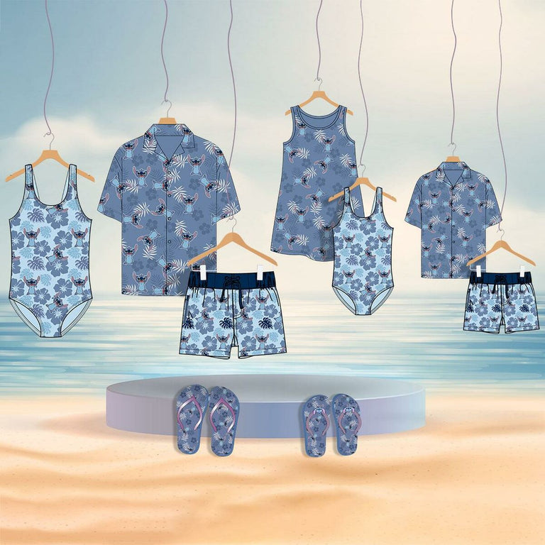 Chemise Stitch Bleu