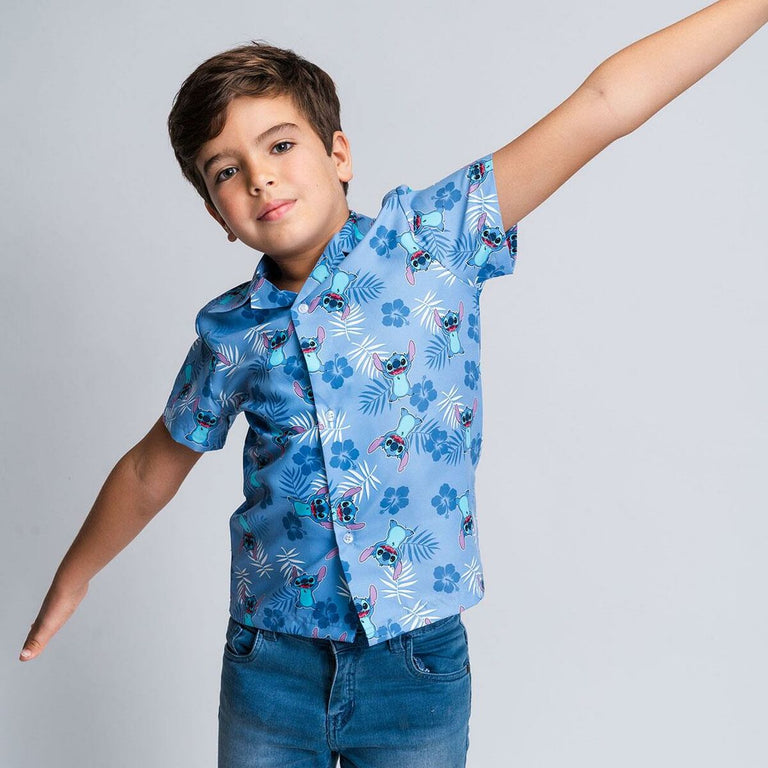 Chemise Stitch Bleu