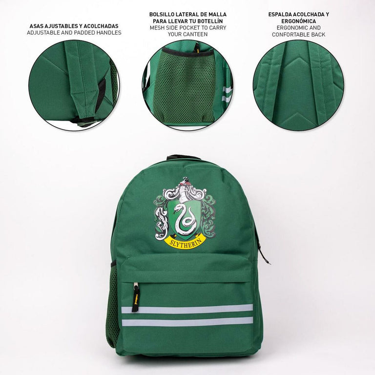 Sac à dos Casual Harry Potter Slytherin 30 x 41 x 14 cm Vert