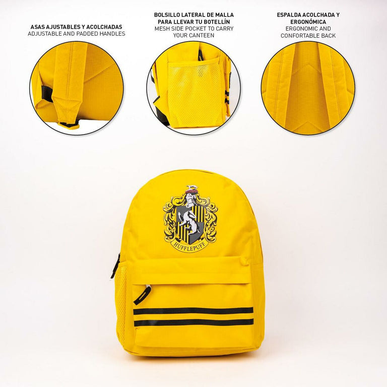Sac à dos Casual Harry Potter Hufflepuff 30 x 41 x 14 cm Jaune