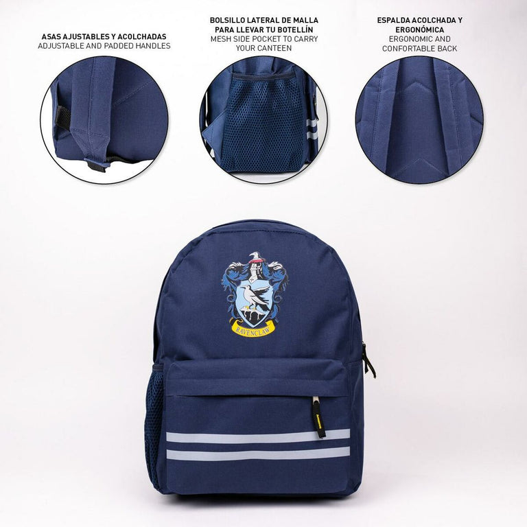 Sac à dos Casual Harry Potter Ravenclaw 30 x 41 x 14 cm Bleu foncé
