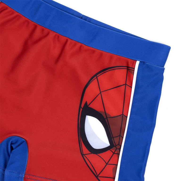 Boxer de Bain pour Enfants Spiderman Rouge