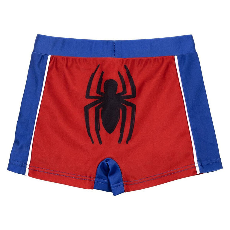 Boxer de Bain pour Enfants Spiderman Rouge