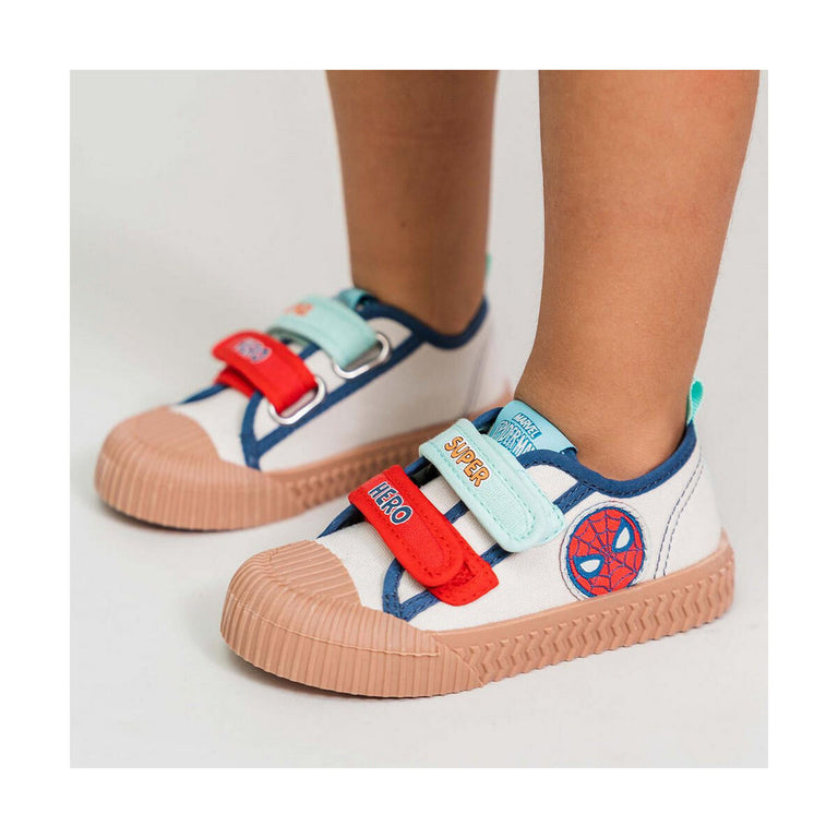 Chaussures casual enfant Spiderman Beige