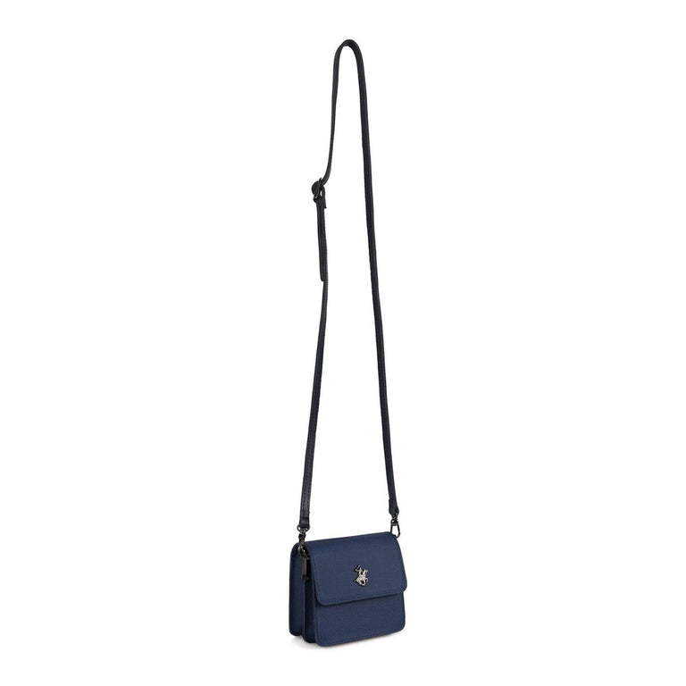 Sac-à-main Femme Beverly Hills Polo Club 668BHP0187 Bleu (12 x 11 x 5 cm)