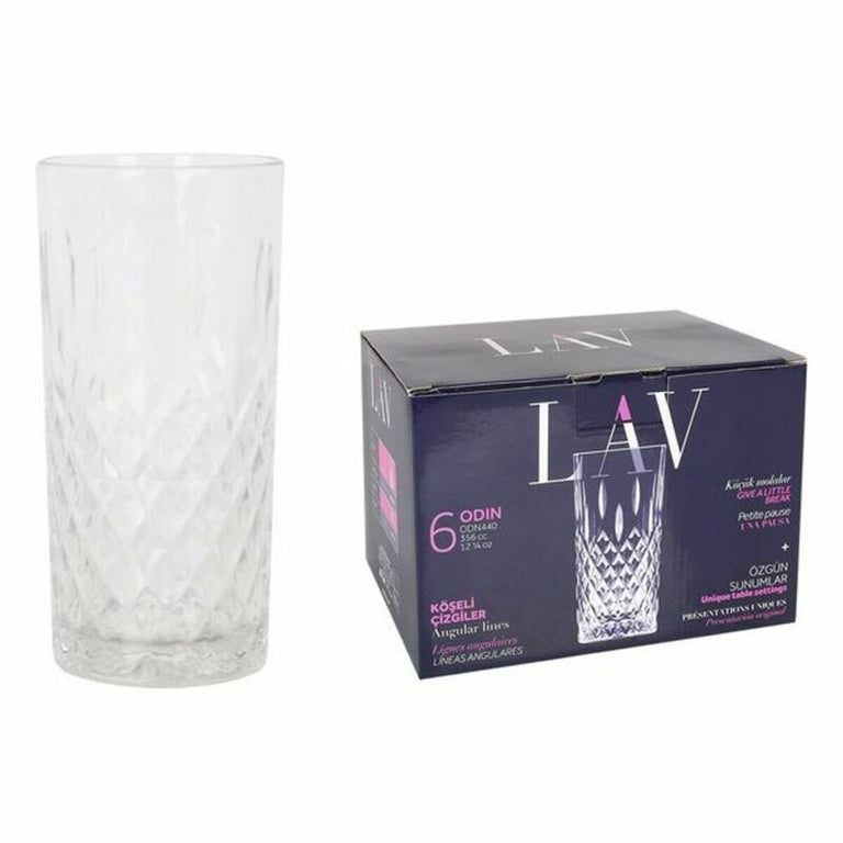 Set de Verres LAV Odin (6 uds) (356 ml)