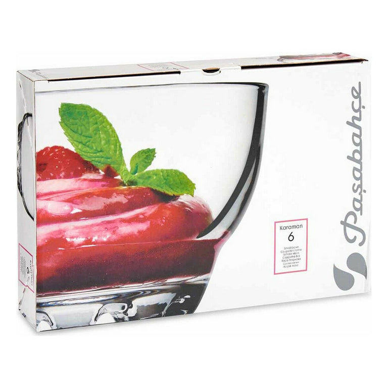 Bol Karaman 6 Unités Transparent verre (Ø 10,4 x 6 cm)