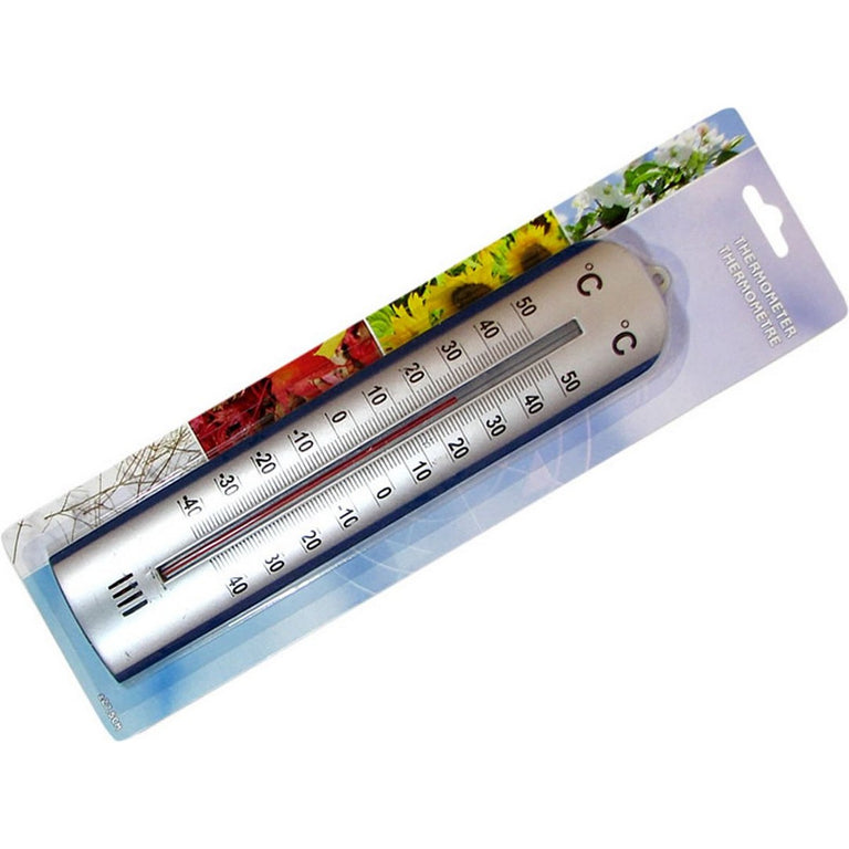 Thermomètre environnemental Progarden Intérieur/Extérieur Aluminium 27,5 cm