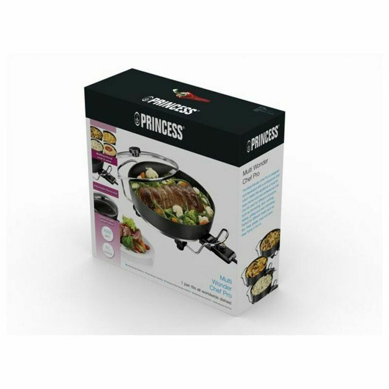 Casserole avec Couvercle Princess 162367 Ø 35 cm 5,4 L 1800W