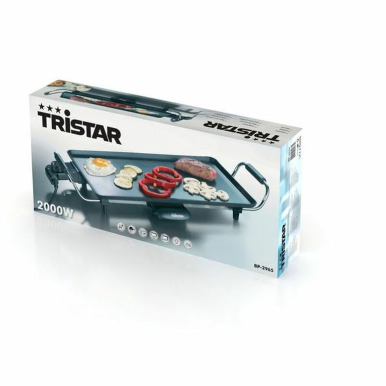 Palcha à Griller Lisse Tristar BP-2965 2000W Noir 2000W 2000 W