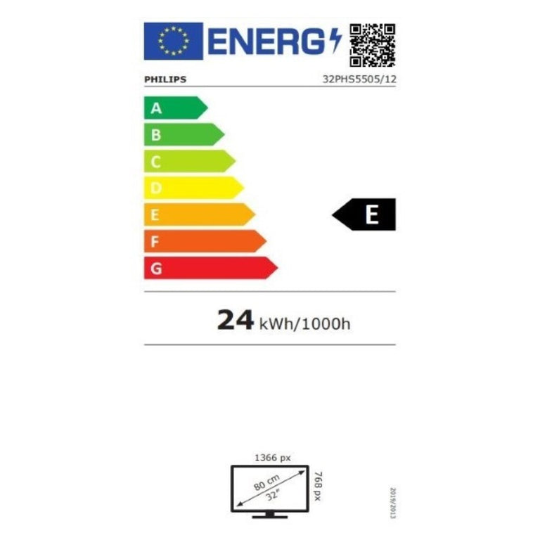 Télévision Philips 32PHS5505/12 32" HD LED HDMI