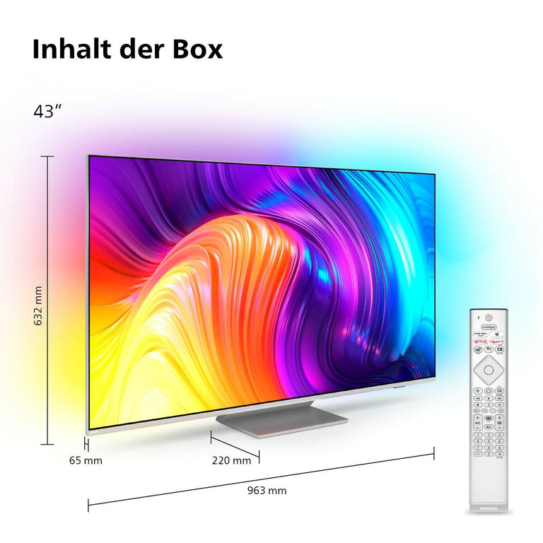 Télévision Philips 43PUS8807AMB Ultra HD 4K LED 43" HDR10+ Android TV