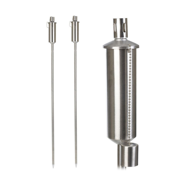Torche de Jardin Progarden Chrome 115 cm