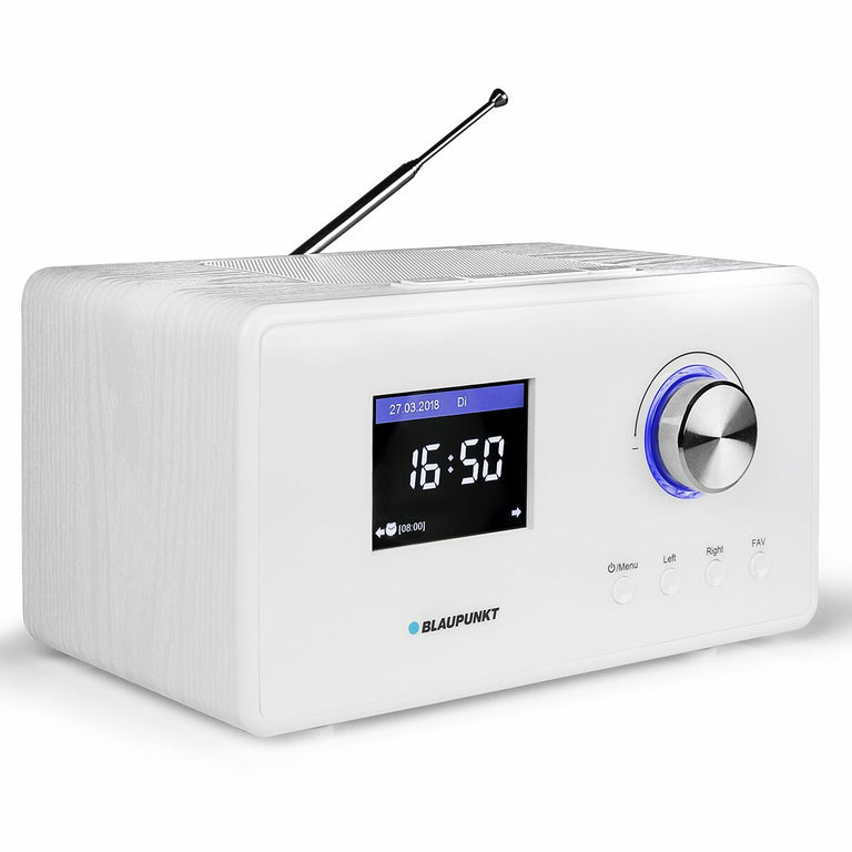 Radio Internet Blaupunkt Blanc Wi-Fi WLAN Écran couleur (Reconditionné B)
