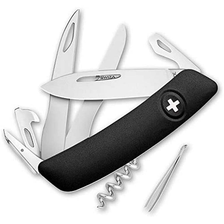 Couteau suisse 6-en-1 D07 Noir 17 cm (Reconditionné B)