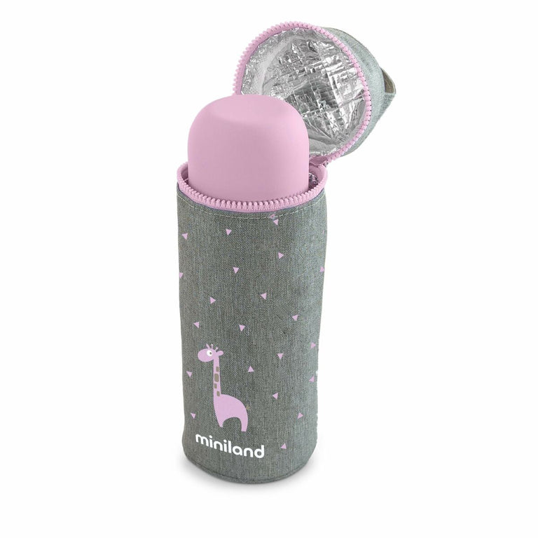 Sac Thermique Miniland Rose/Gris (Reconditionné A+)