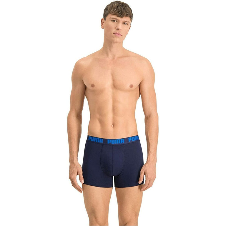 Boxer pour homme Puma Heritage Stripe Bleu (Reconditionné B)