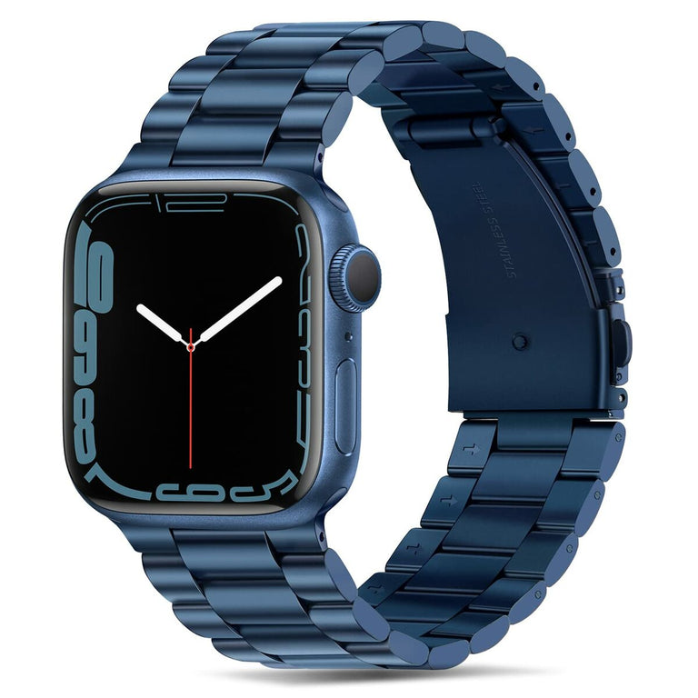 Bracelet à montre Apple Watch Series 8/7/SE/6/5/4/3/2/1 BAND-Steel Bleu (Reconditionné A)