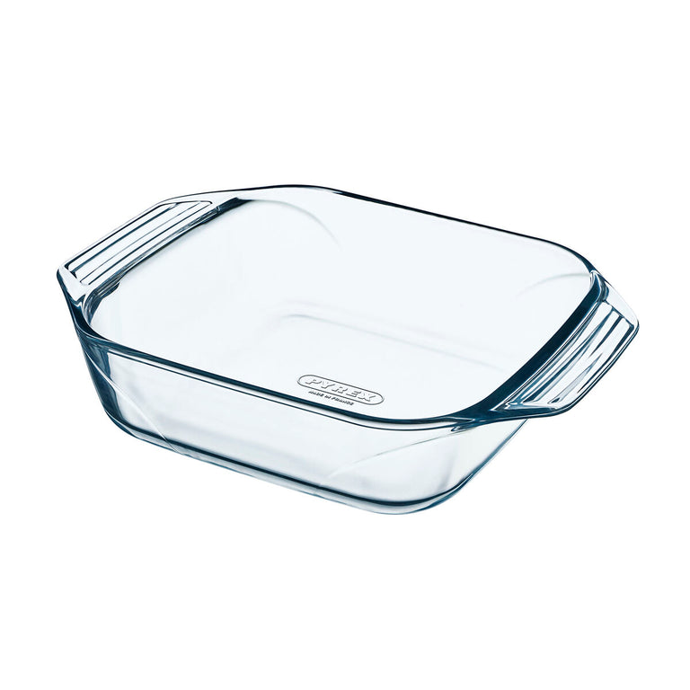 Plat à Gratin Pyrex Irresistible Carré 29,2 x 22,7 x 6,8 cm Transparent verre (6 Unités)