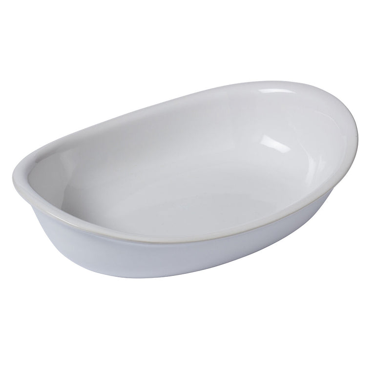 Plat à Gratin Pyrex Supreme Oblongue 26,5 x 18 x 7 cm Céramique Blanc Verre trempé (6 Unités)