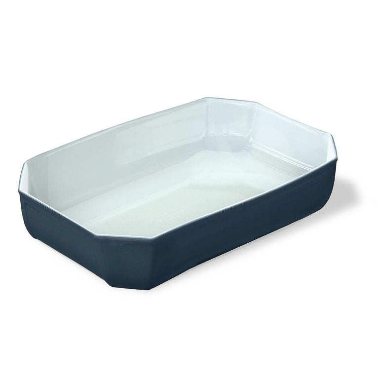 Plat à Gratin Pyrex Color's Rectangulaire Gris verre 33 x 22 cm (5 Unités)