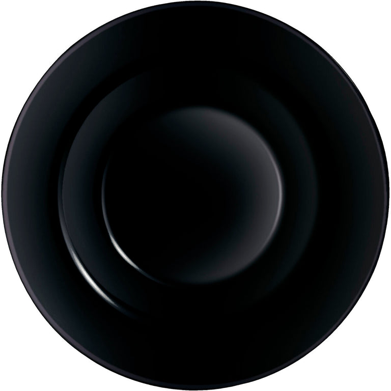 Assiette à pâtes Arcoroc Evolutions Noir verre (Ø 28 cm) (12 Unités)