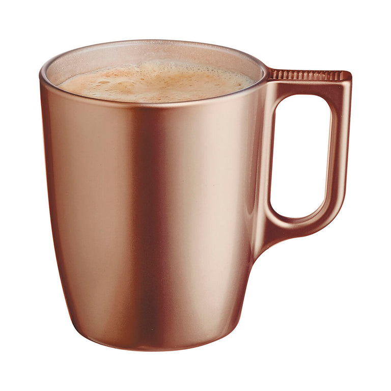 Tasse mug Luminarc Flashy Marron Clair 250 ml verre (6 Unités)