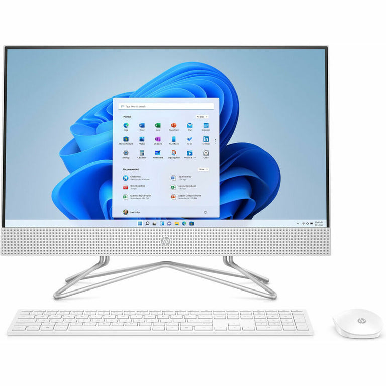 Tout en Un HP DF1049NS i3-1115G4 8GB 512GB SSD Espagnol Qwerty 24"