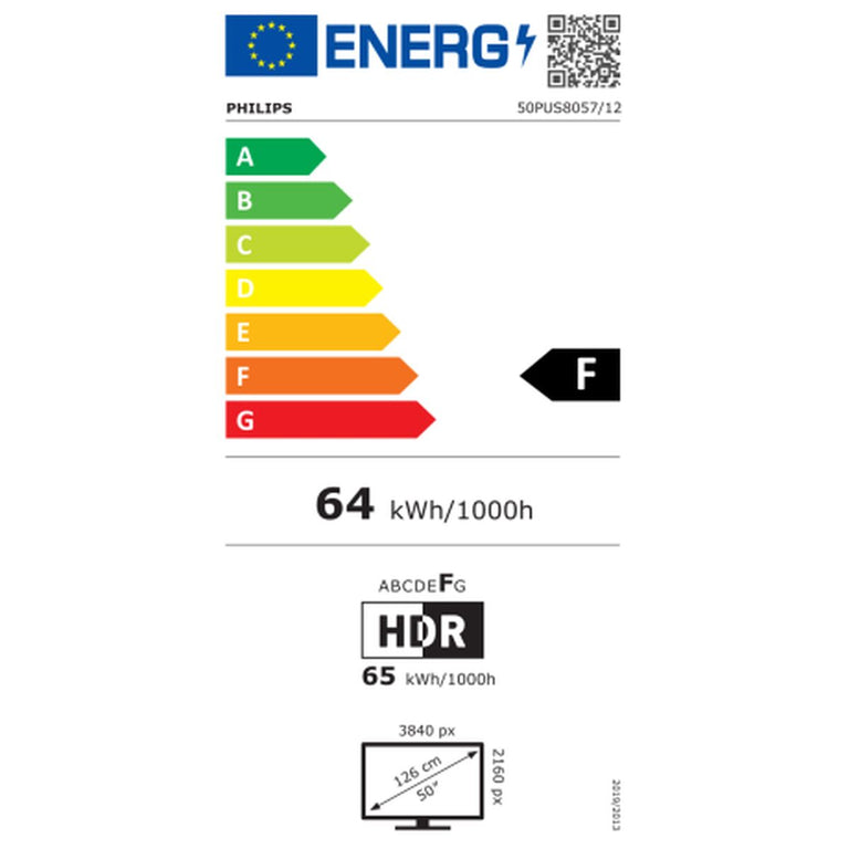 TV intelligente Philips 50PUS8057AMB Ultra HD 4K 50" Android TV