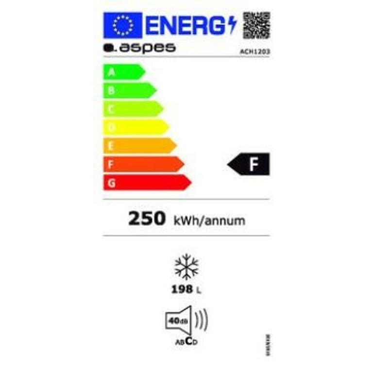 Congélateur Aspes ACH1203 Blanc 200 L