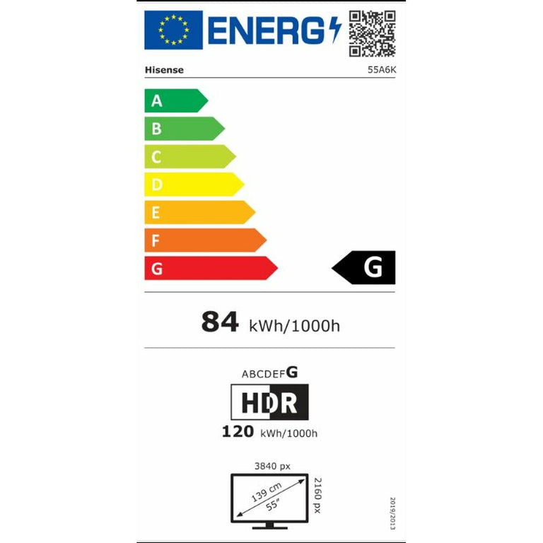 TV intelligente Hisense 55A6K 55" LED 4K Ultra HD