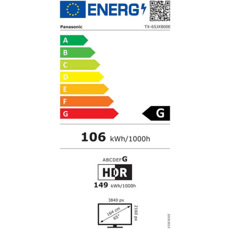Télévision Panasonic TX65JX800EZ Android TV 65" LED 4K Ultra HD