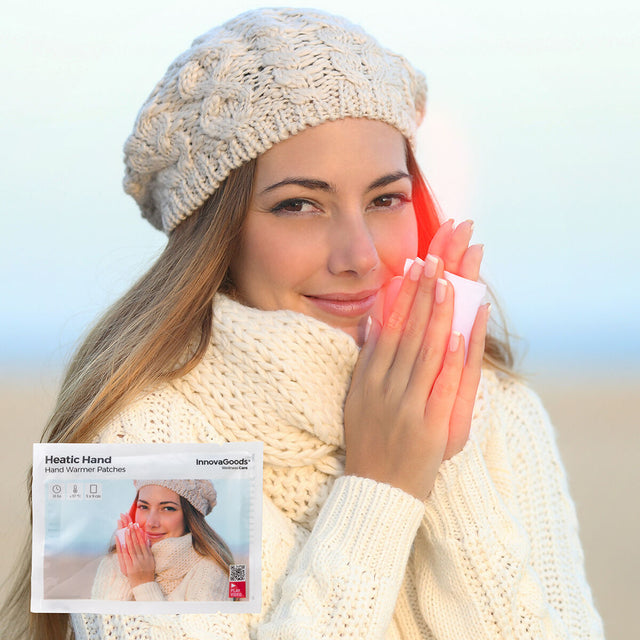 Patchs réchauffant pour les mains Heatic Hand InnovaGoods (Pack de 10)