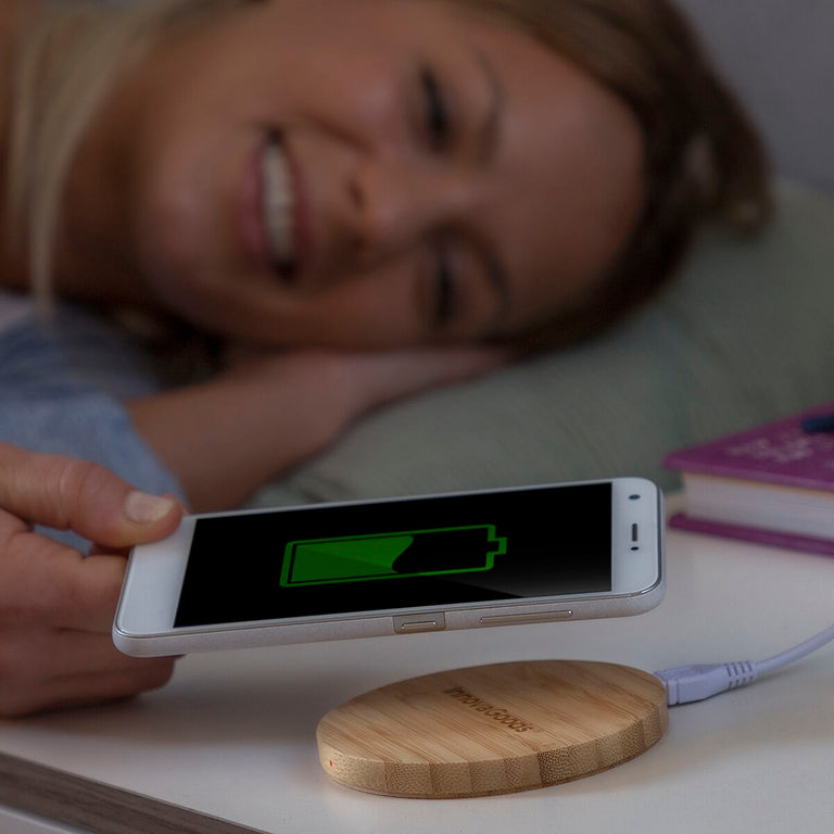 Chargeur sans Fil en Bambou InnovaGoods