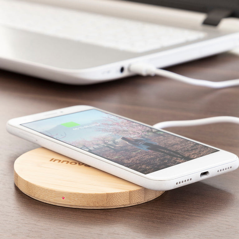 Chargeur sans Fil en Bambou InnovaGoods