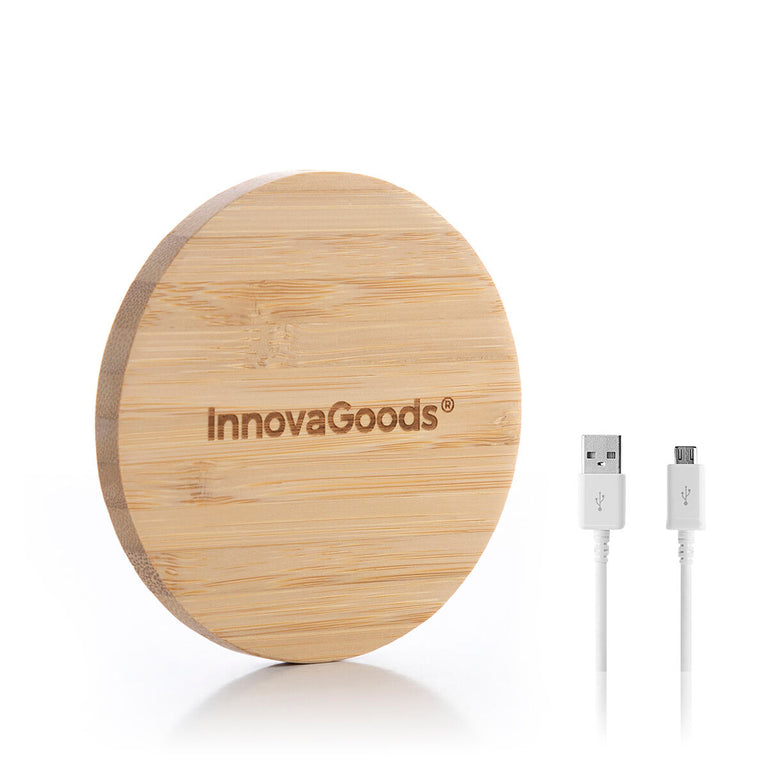 Chargeur sans Fil en Bambou InnovaGoods