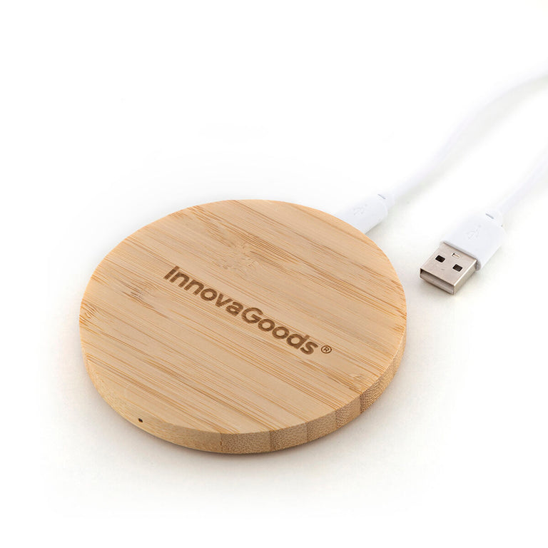 Chargeur sans Fil en Bambou InnovaGoods