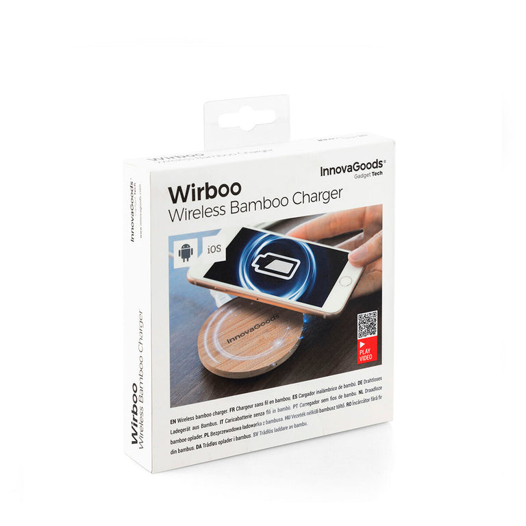 Chargeur sans Fil en Bambou InnovaGoods